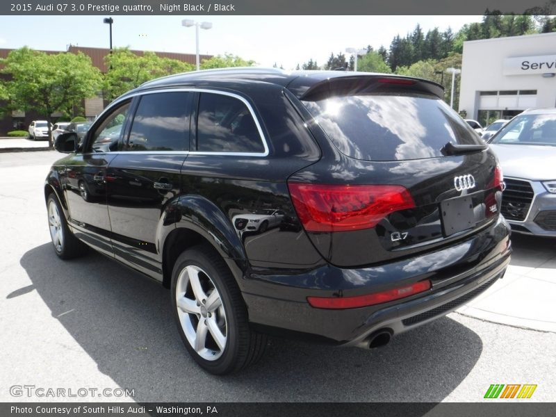 Night Black / Black 2015 Audi Q7 3.0 Prestige quattro