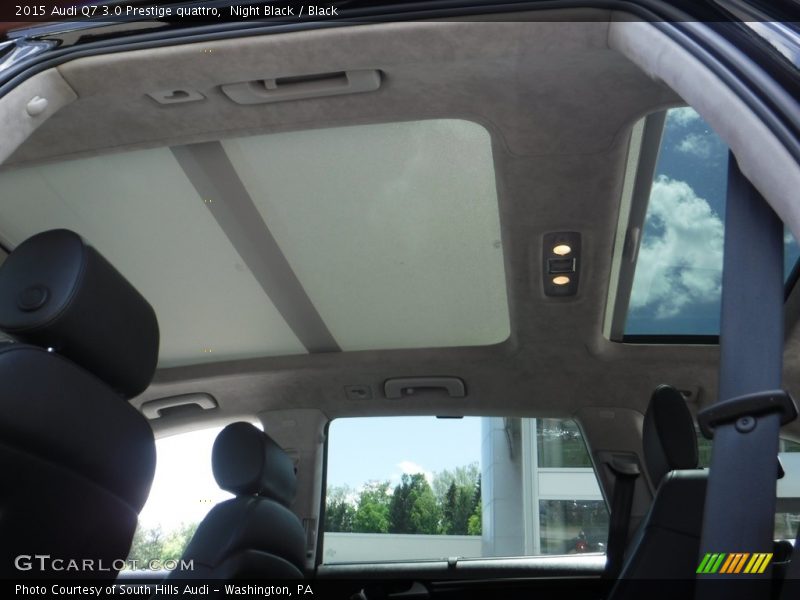 Night Black / Black 2015 Audi Q7 3.0 Prestige quattro