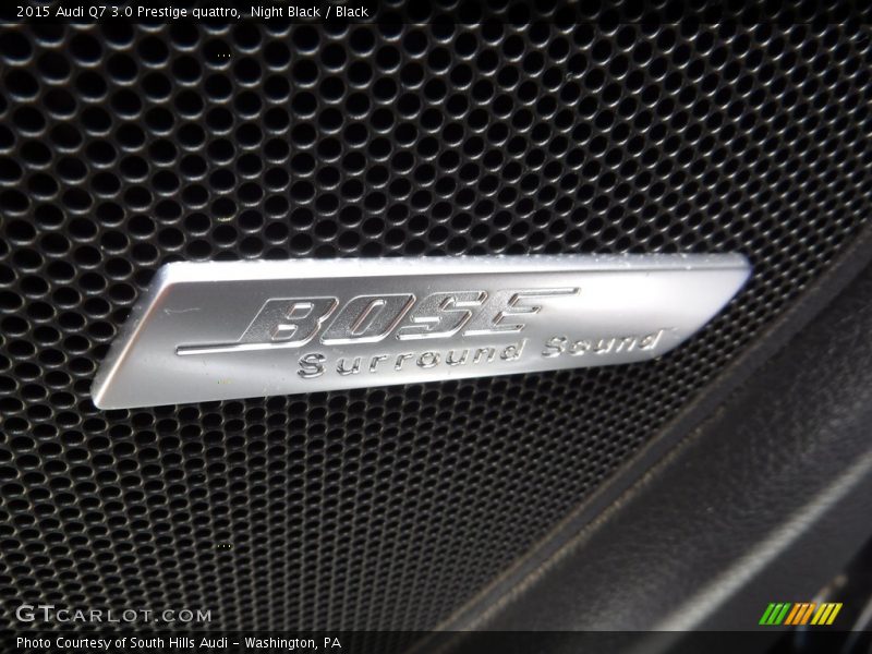 Night Black / Black 2015 Audi Q7 3.0 Prestige quattro