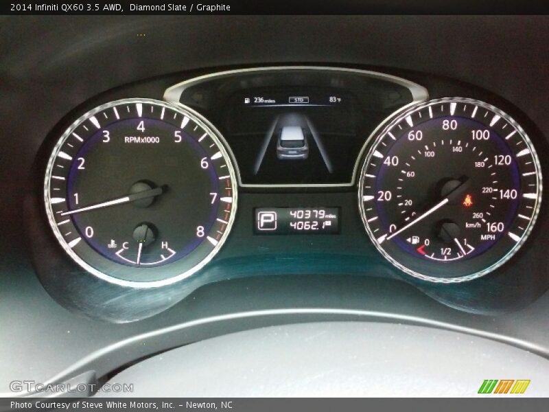 Diamond Slate / Graphite 2014 Infiniti QX60 3.5 AWD