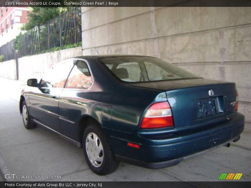 Sherwood Green Pearl / Beige 1995 Honda Accord LX Coupe