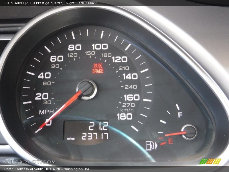 Night Black / Black 2015 Audi Q7 3.0 Prestige quattro