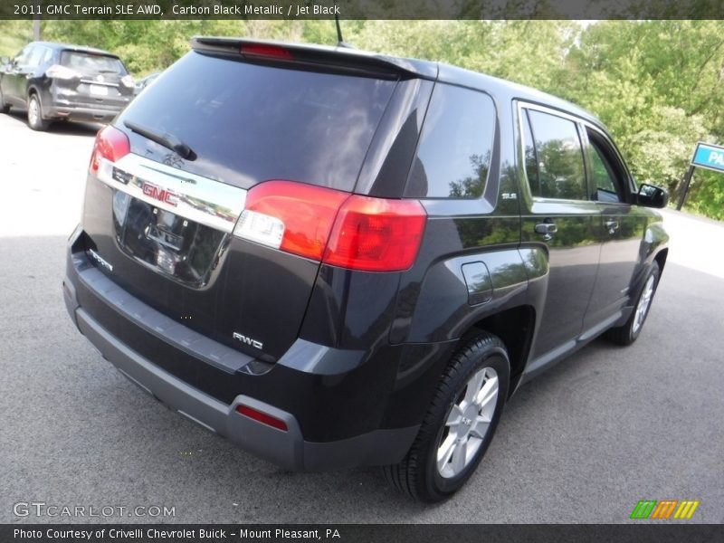 Carbon Black Metallic / Jet Black 2011 GMC Terrain SLE AWD