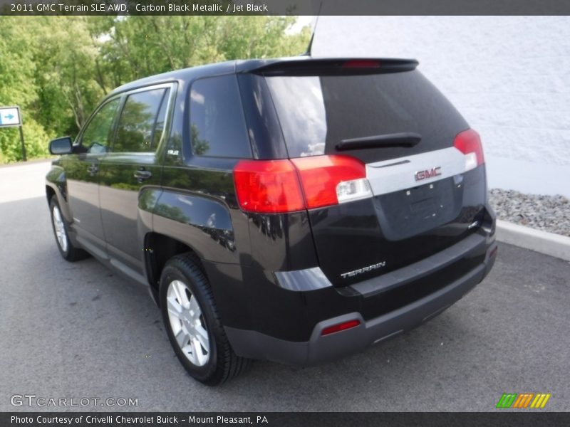 Carbon Black Metallic / Jet Black 2011 GMC Terrain SLE AWD
