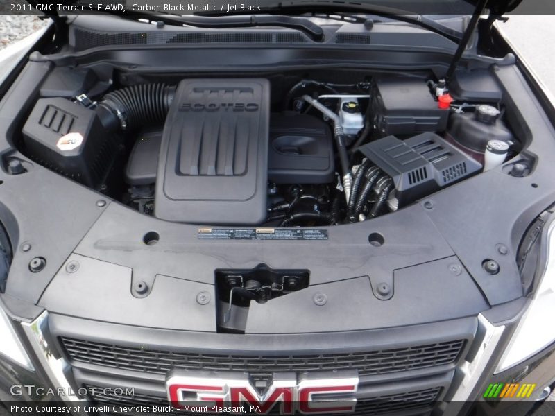 Carbon Black Metallic / Jet Black 2011 GMC Terrain SLE AWD