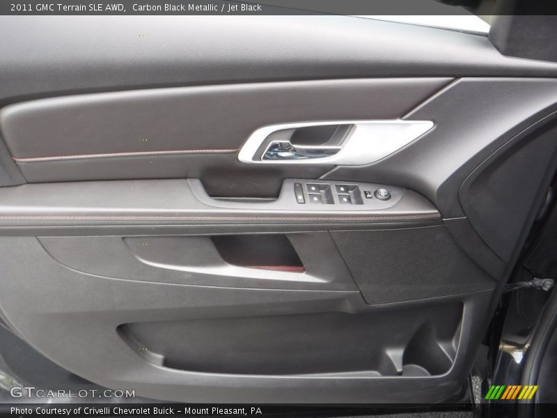 Carbon Black Metallic / Jet Black 2011 GMC Terrain SLE AWD