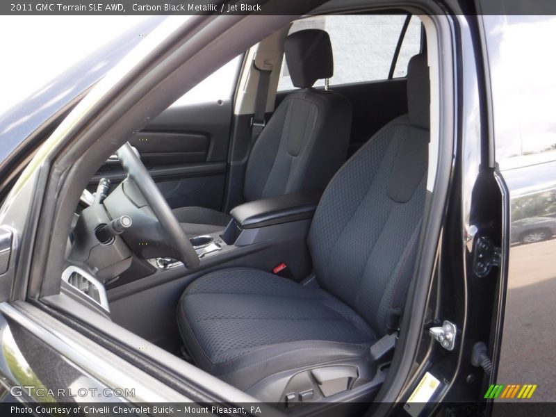Carbon Black Metallic / Jet Black 2011 GMC Terrain SLE AWD