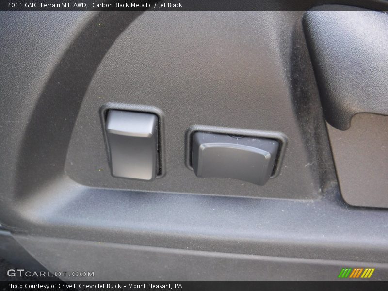 Carbon Black Metallic / Jet Black 2011 GMC Terrain SLE AWD