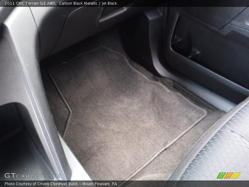 Carbon Black Metallic / Jet Black 2011 GMC Terrain SLE AWD