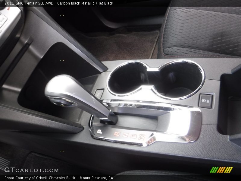 Carbon Black Metallic / Jet Black 2011 GMC Terrain SLE AWD