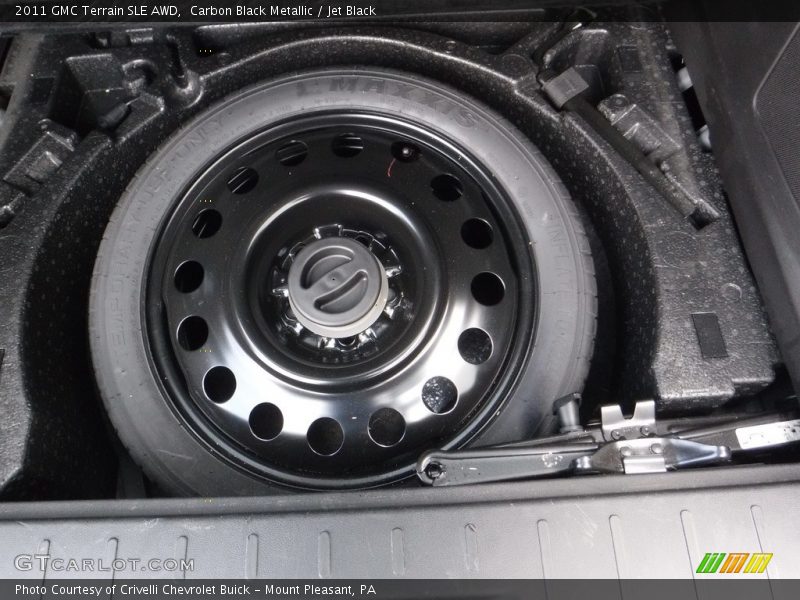 Carbon Black Metallic / Jet Black 2011 GMC Terrain SLE AWD