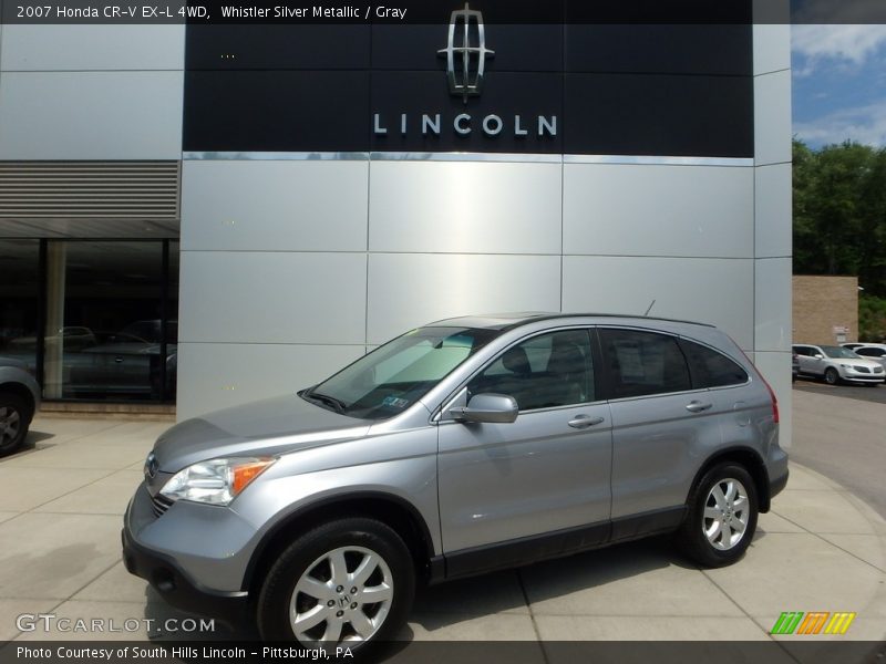 Whistler Silver Metallic / Gray 2007 Honda CR-V EX-L 4WD