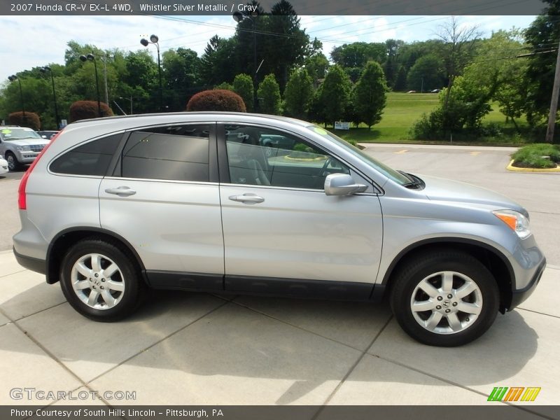 Whistler Silver Metallic / Gray 2007 Honda CR-V EX-L 4WD