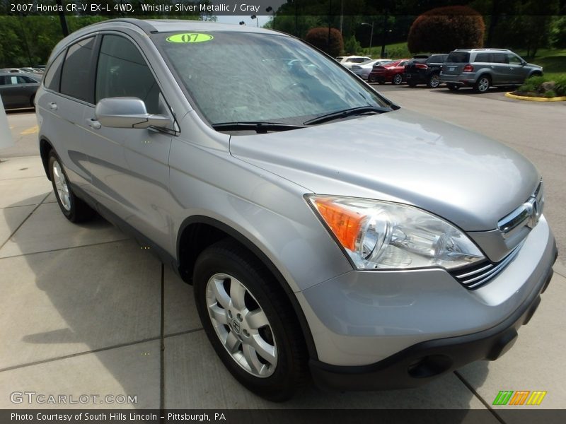 Whistler Silver Metallic / Gray 2007 Honda CR-V EX-L 4WD