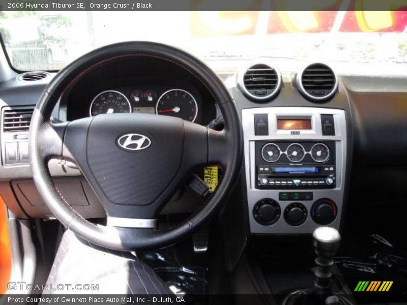 Orange Crush / Black 2006 Hyundai Tiburon SE