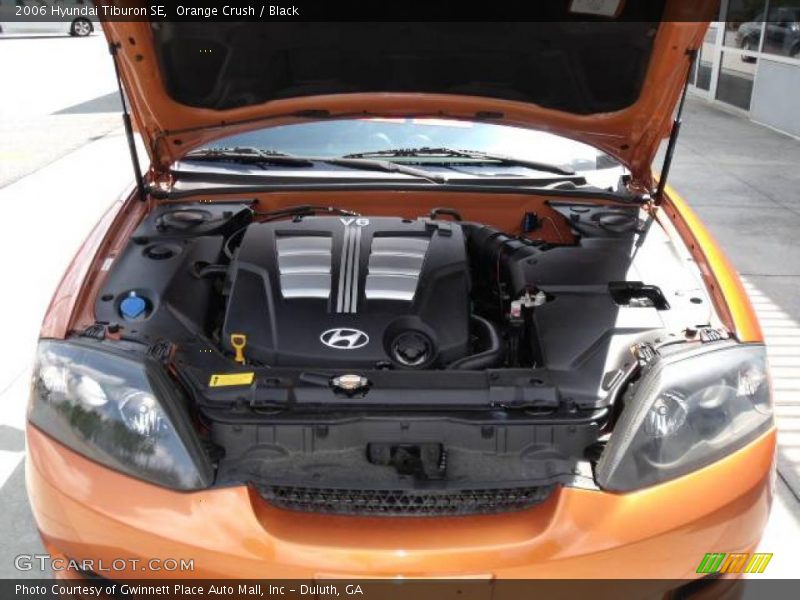 Orange Crush / Black 2006 Hyundai Tiburon SE