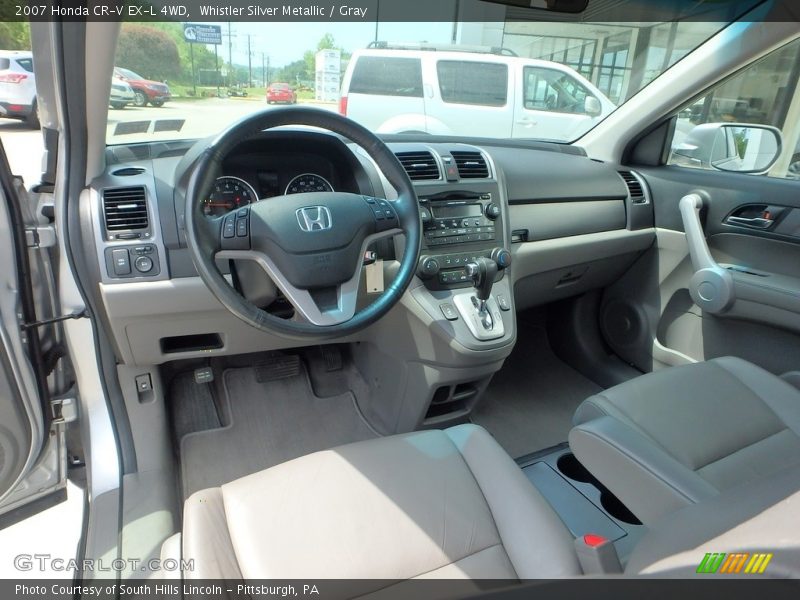 Whistler Silver Metallic / Gray 2007 Honda CR-V EX-L 4WD