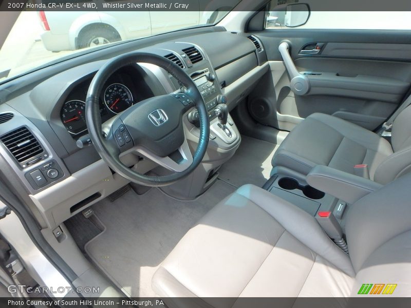 Whistler Silver Metallic / Gray 2007 Honda CR-V EX-L 4WD
