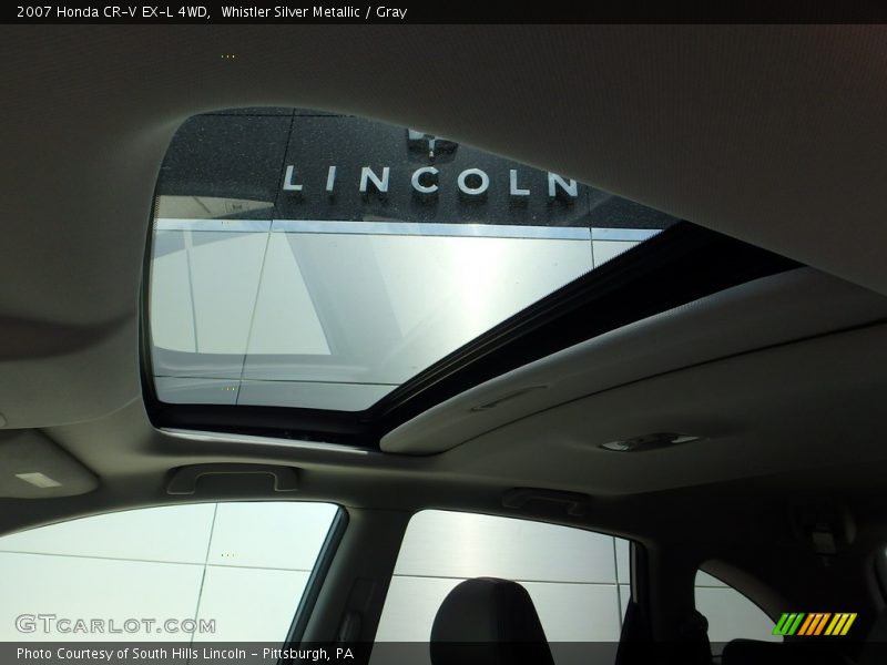 Whistler Silver Metallic / Gray 2007 Honda CR-V EX-L 4WD