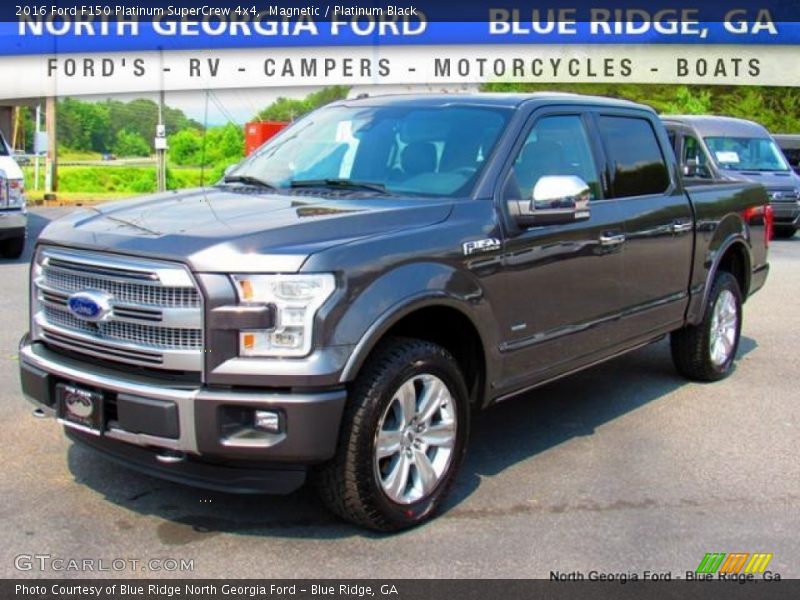 Magnetic / Platinum Black 2016 Ford F150 Platinum SuperCrew 4x4