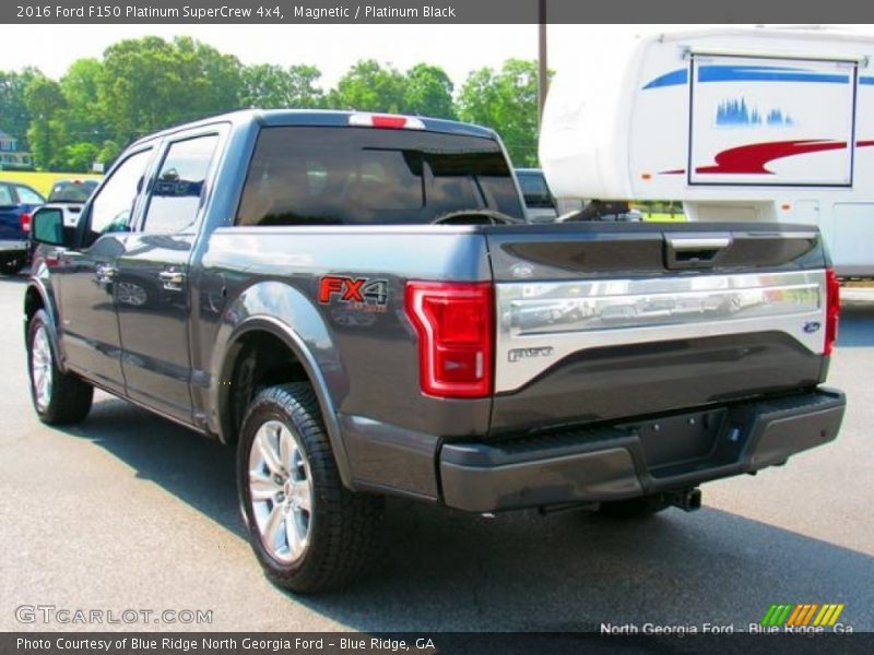 Magnetic / Platinum Black 2016 Ford F150 Platinum SuperCrew 4x4