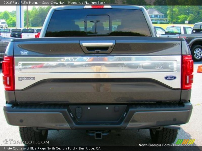 Magnetic / Platinum Black 2016 Ford F150 Platinum SuperCrew 4x4