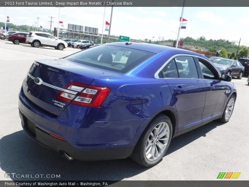 Deep Impact Blue Metallic / Charcoal Black 2013 Ford Taurus Limited