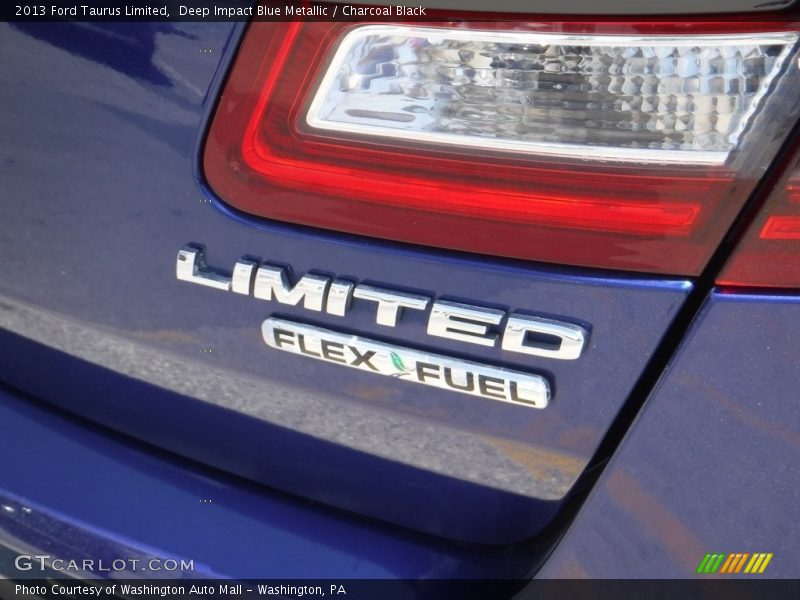 Deep Impact Blue Metallic / Charcoal Black 2013 Ford Taurus Limited