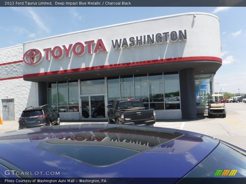 Deep Impact Blue Metallic / Charcoal Black 2013 Ford Taurus Limited