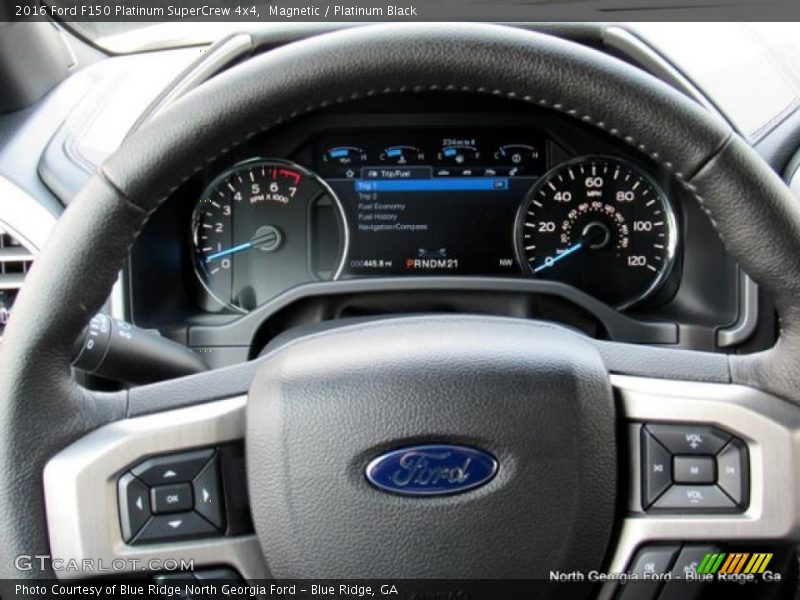 Magnetic / Platinum Black 2016 Ford F150 Platinum SuperCrew 4x4