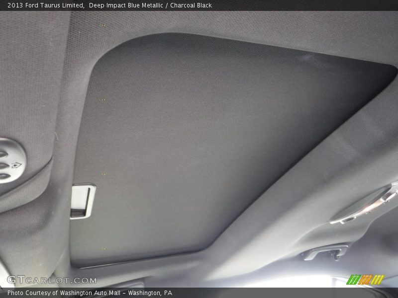 Deep Impact Blue Metallic / Charcoal Black 2013 Ford Taurus Limited