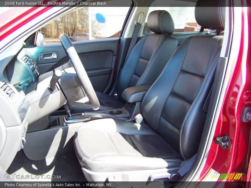 Redfire Metallic / Charcoal Black 2008 Ford Fusion SEL