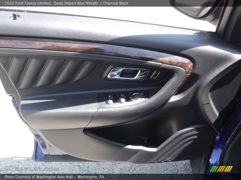 Deep Impact Blue Metallic / Charcoal Black 2013 Ford Taurus Limited