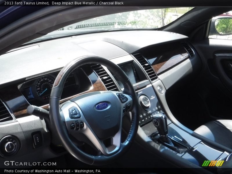 Deep Impact Blue Metallic / Charcoal Black 2013 Ford Taurus Limited