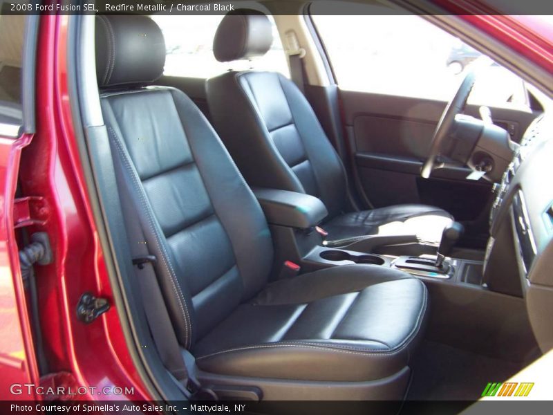 Redfire Metallic / Charcoal Black 2008 Ford Fusion SEL