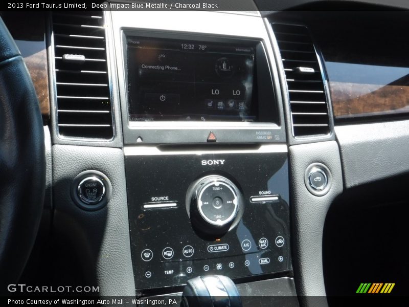 Deep Impact Blue Metallic / Charcoal Black 2013 Ford Taurus Limited