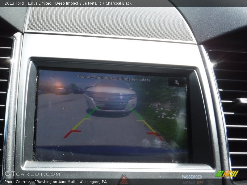 Deep Impact Blue Metallic / Charcoal Black 2013 Ford Taurus Limited