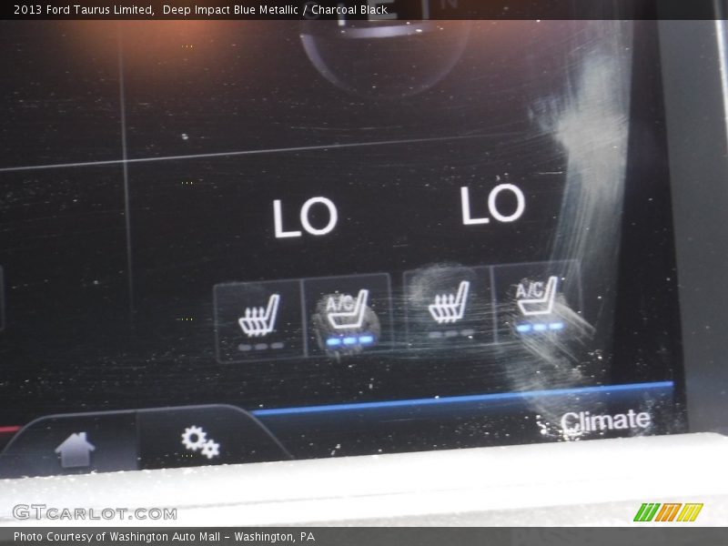 Deep Impact Blue Metallic / Charcoal Black 2013 Ford Taurus Limited