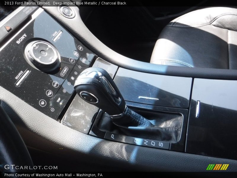 Deep Impact Blue Metallic / Charcoal Black 2013 Ford Taurus Limited