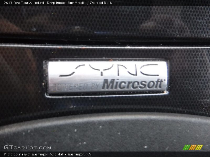 Deep Impact Blue Metallic / Charcoal Black 2013 Ford Taurus Limited