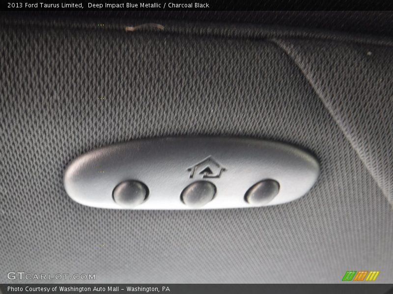 Deep Impact Blue Metallic / Charcoal Black 2013 Ford Taurus Limited