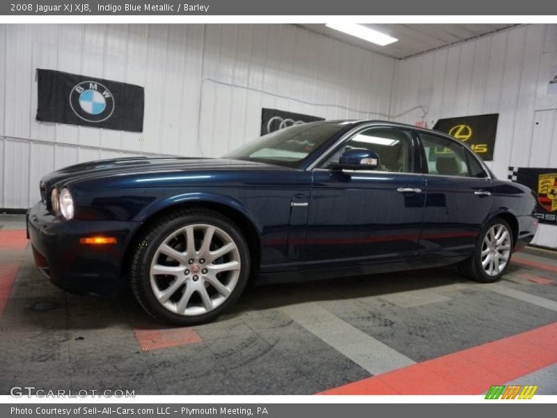 Indigo Blue Metallic / Barley 2008 Jaguar XJ XJ8
