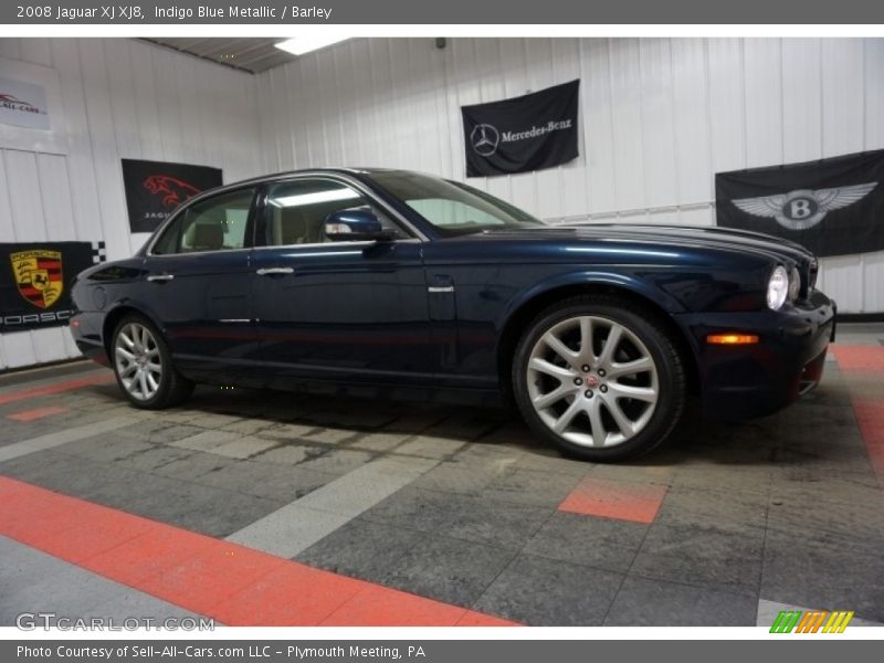 Indigo Blue Metallic / Barley 2008 Jaguar XJ XJ8