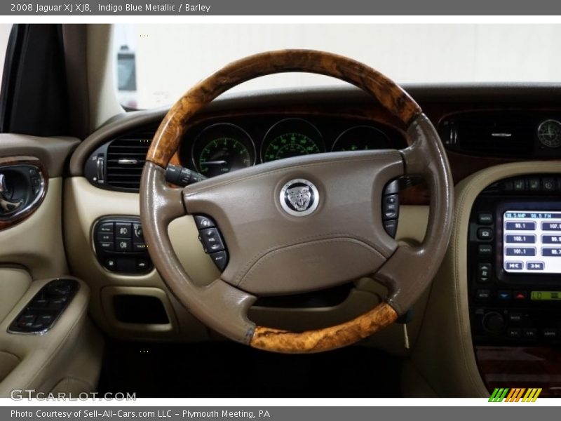 Indigo Blue Metallic / Barley 2008 Jaguar XJ XJ8