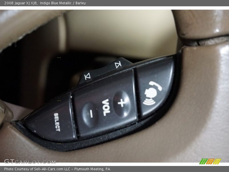 Indigo Blue Metallic / Barley 2008 Jaguar XJ XJ8