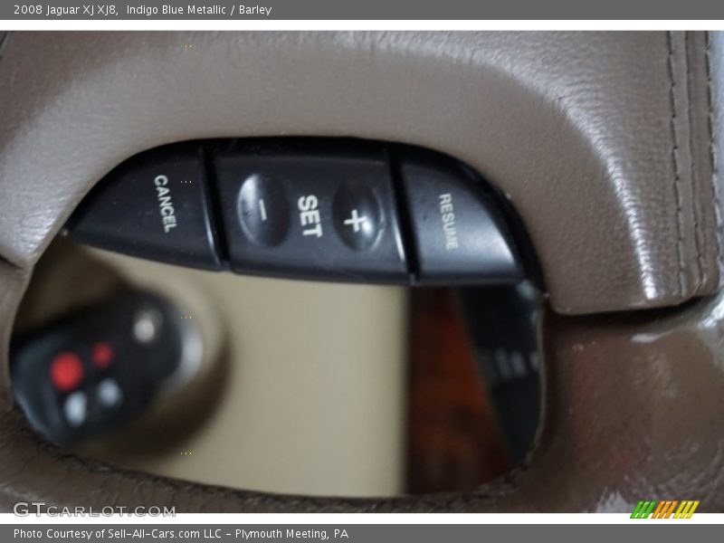Indigo Blue Metallic / Barley 2008 Jaguar XJ XJ8
