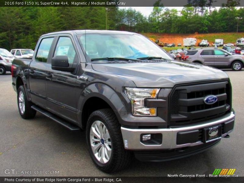 Magnetic / Medium Earth Gray 2016 Ford F150 XL SuperCrew 4x4
