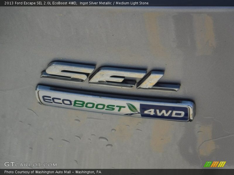 Ingot Silver Metallic / Medium Light Stone 2013 Ford Escape SEL 2.0L EcoBoost 4WD