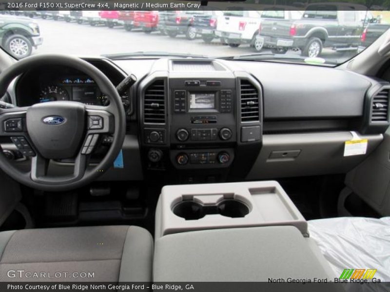 Magnetic / Medium Earth Gray 2016 Ford F150 XL SuperCrew 4x4