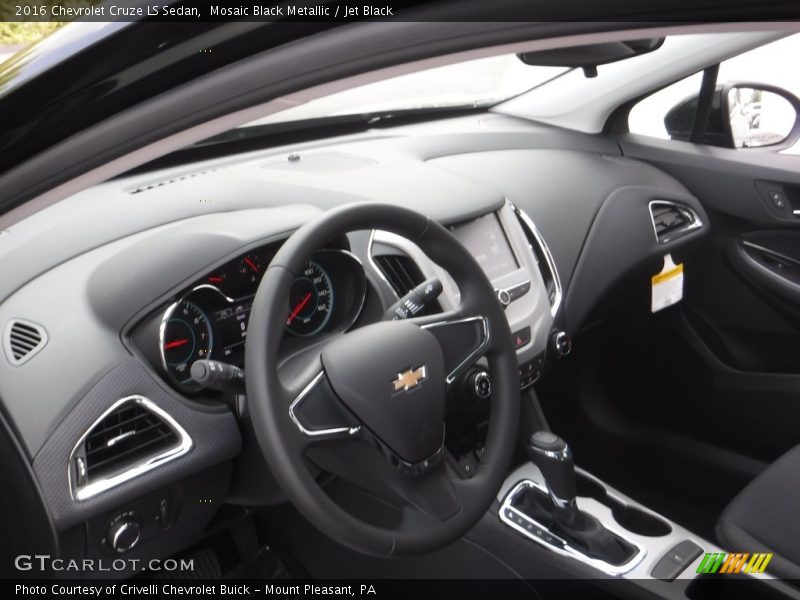 Mosaic Black Metallic / Jet Black 2016 Chevrolet Cruze LS Sedan